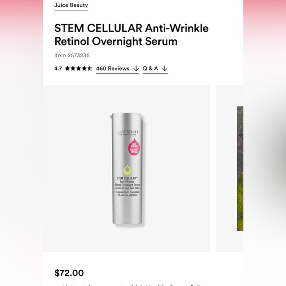 Juice Beauty Skincare Juice Beauty Stem Cellular Antiwrinkle